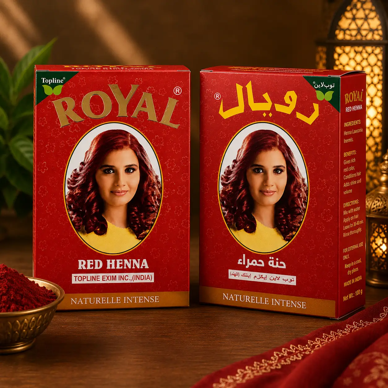 Henné Royal Rouge Naturelle Intense