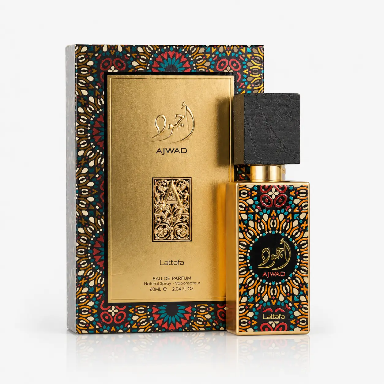 Parfum Ajwad Lattafa eau de parfum avec boîte dorée