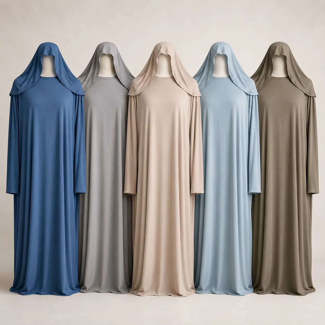 Robe de prière avec hijab intégré