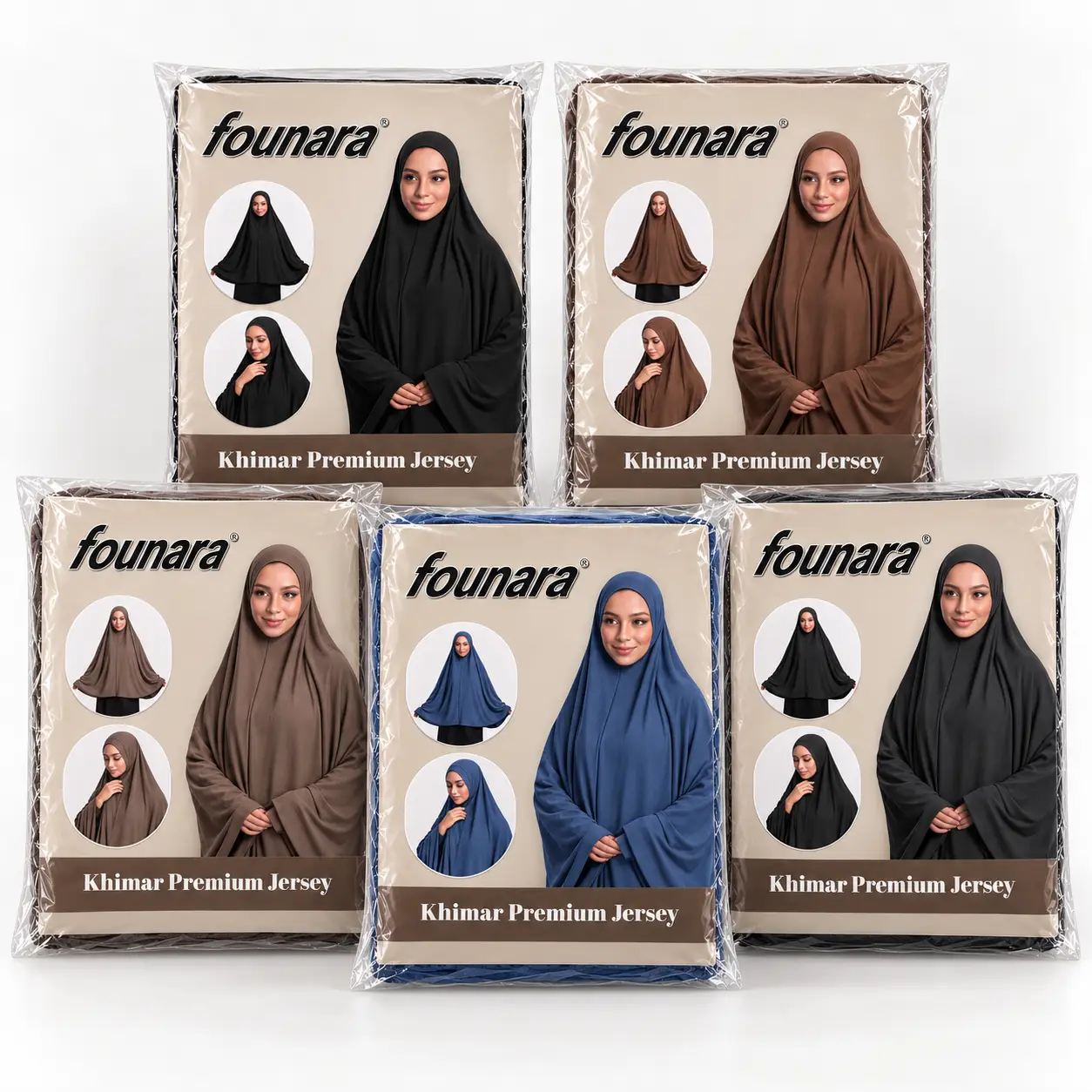 Khimar Premium Jersey Founara